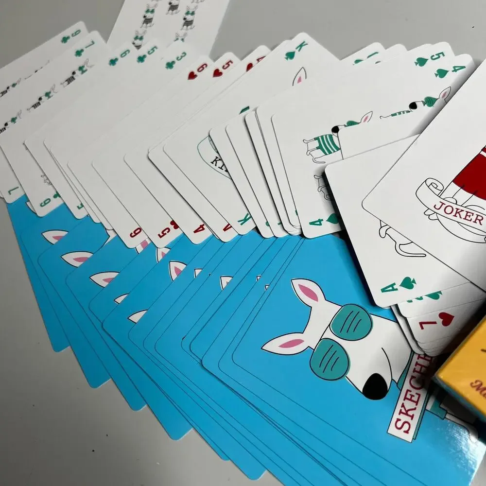 Skechers Manhattan Beach California Playing‎ Cards Deck Promo Dog Design